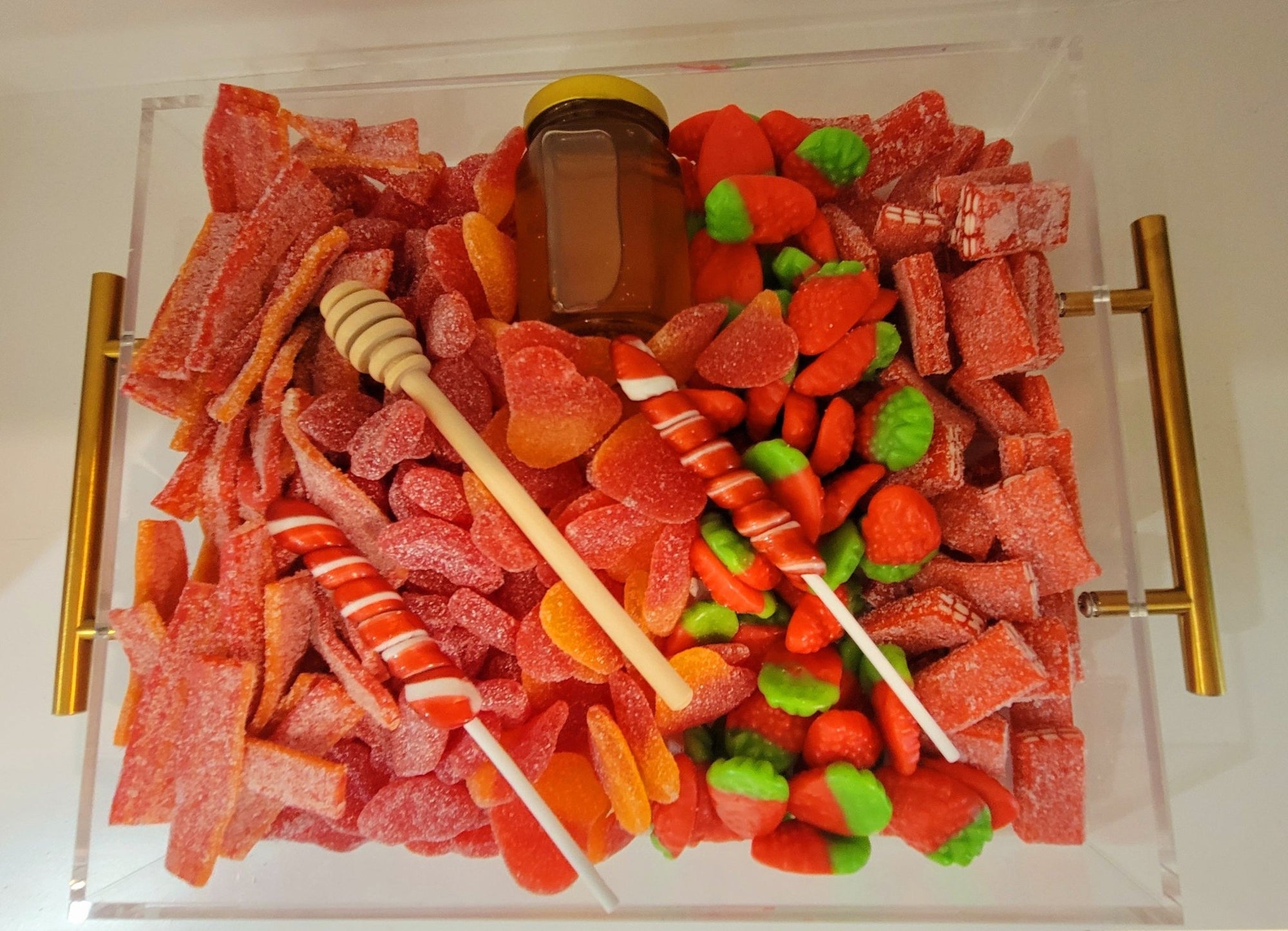 Acrylic Rosh Hashana Platter