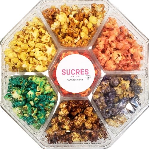 Assorted Gourmet Candy Popcorn Platter 