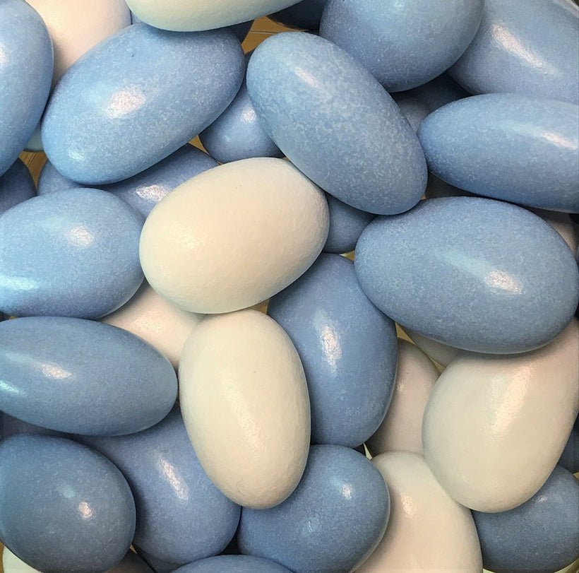 Blue and White Dragées Almonds