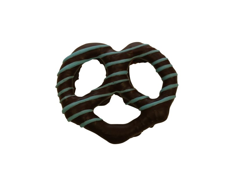 Chocolate Pretzel - Blue Drizzle