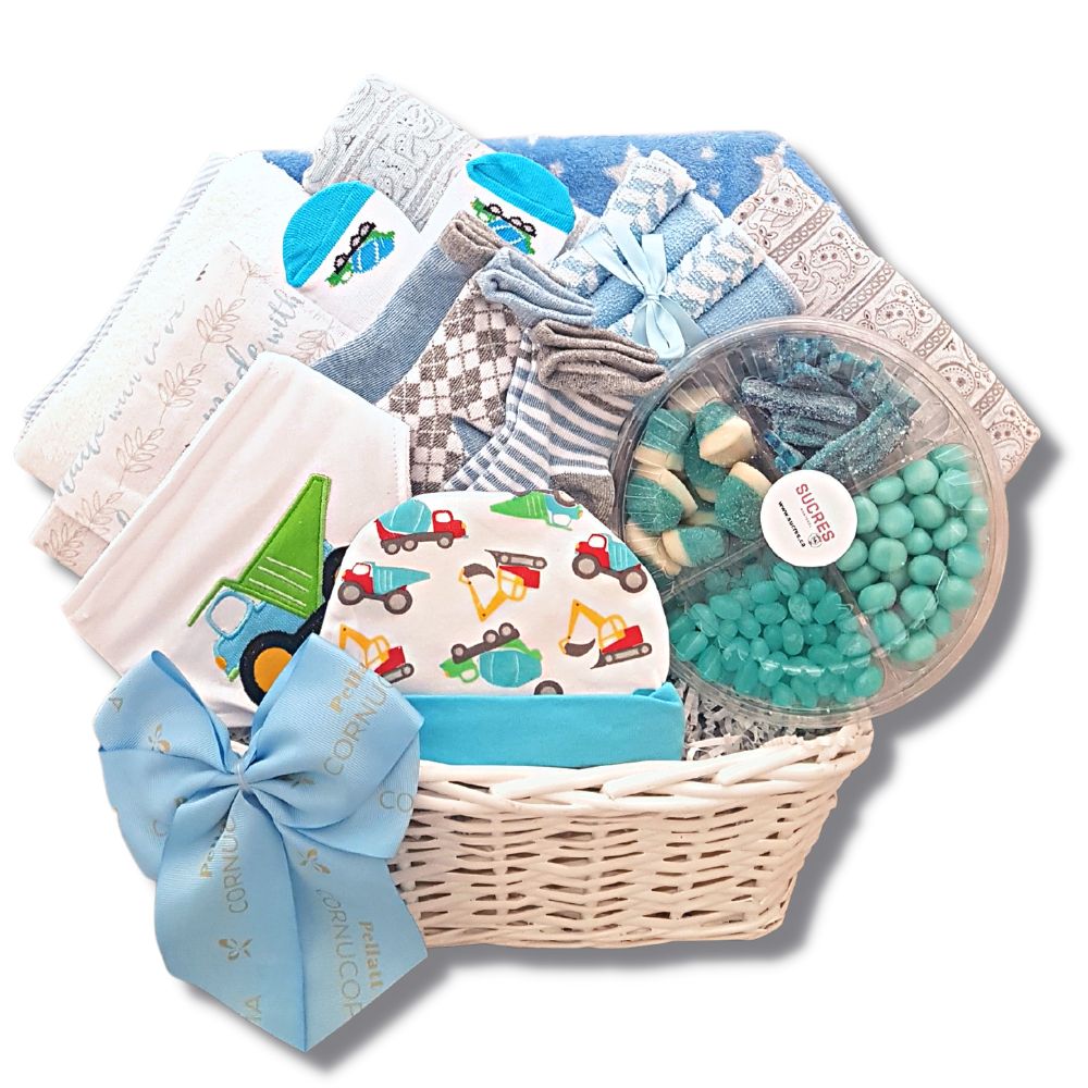It's a Baby Boy! Gift Basket Sucrés