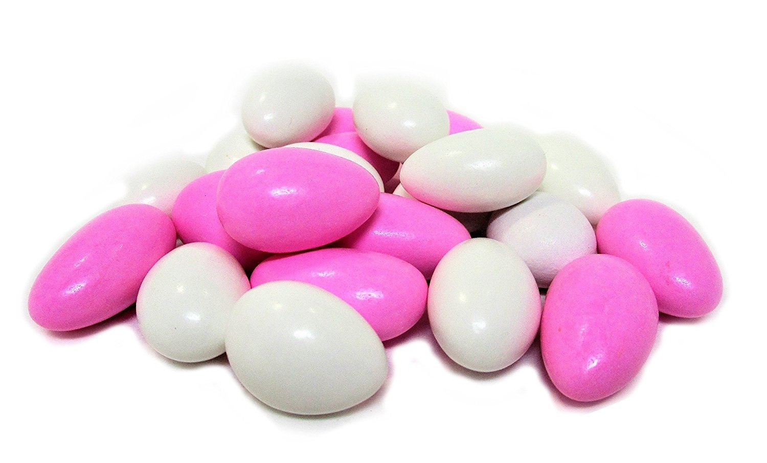 Pink and White Dragées Almonds
