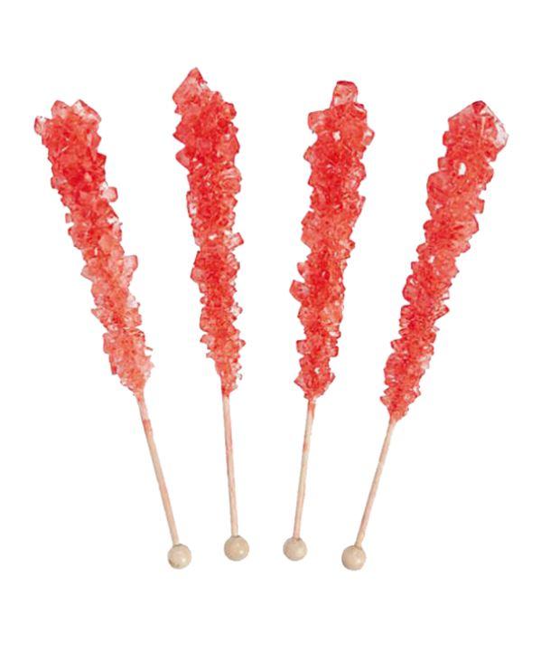 Red Strawberry Rock Candy