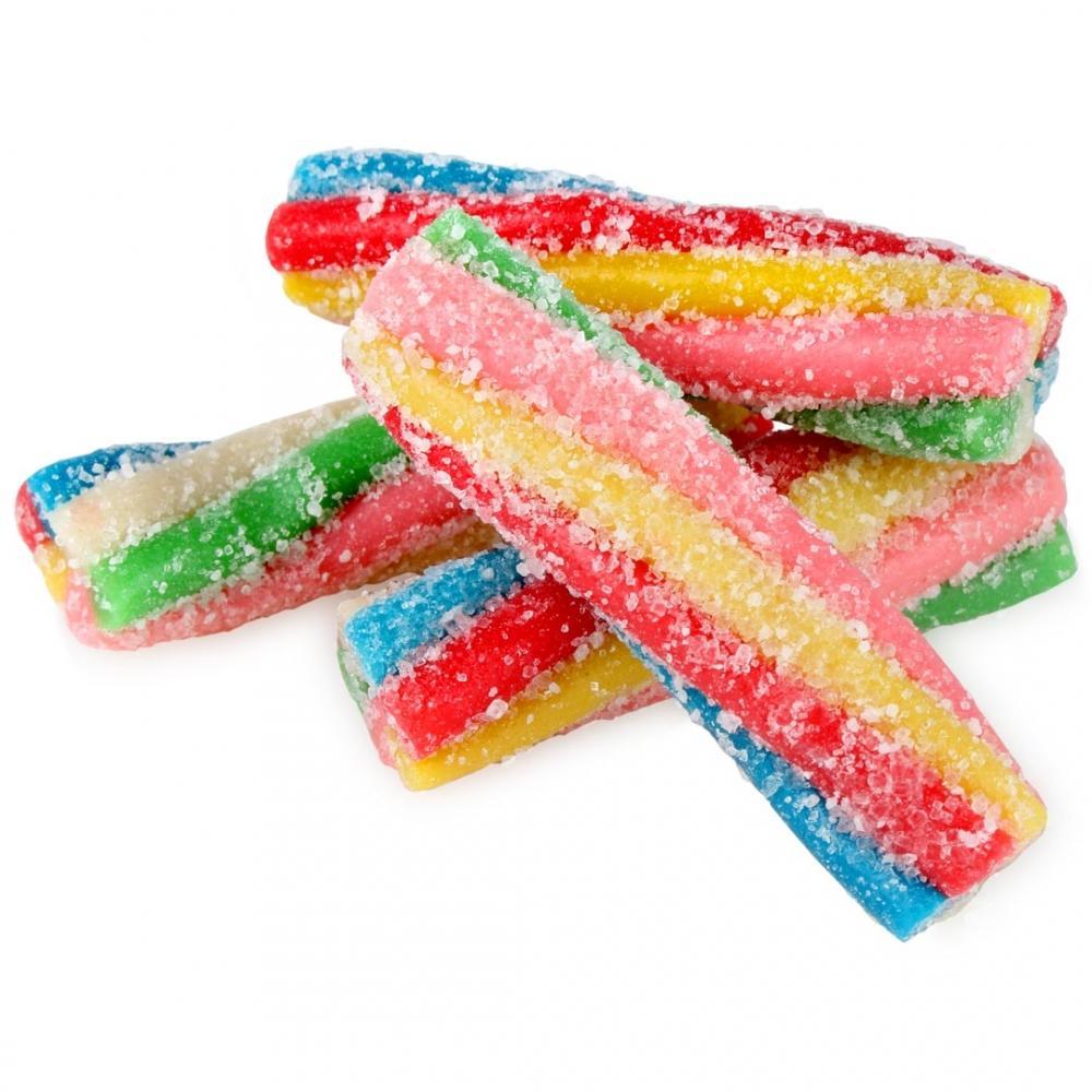 Sour Fizzy Rainbow Twists