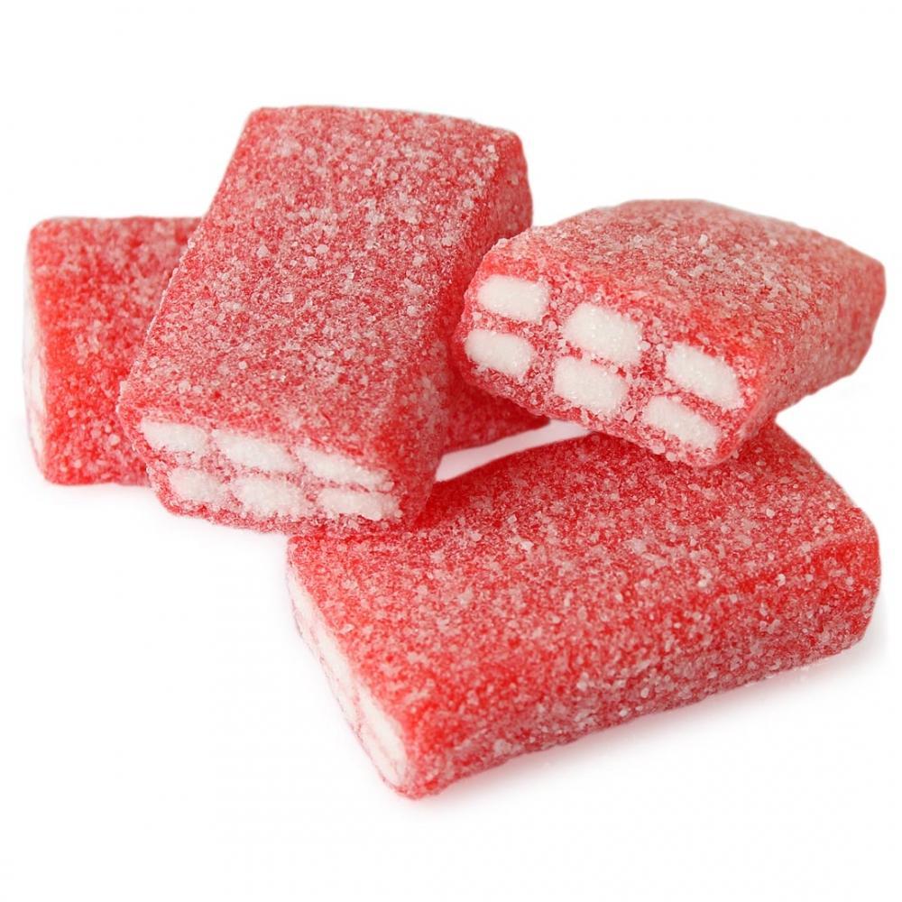 Sour Strawberry Bricks