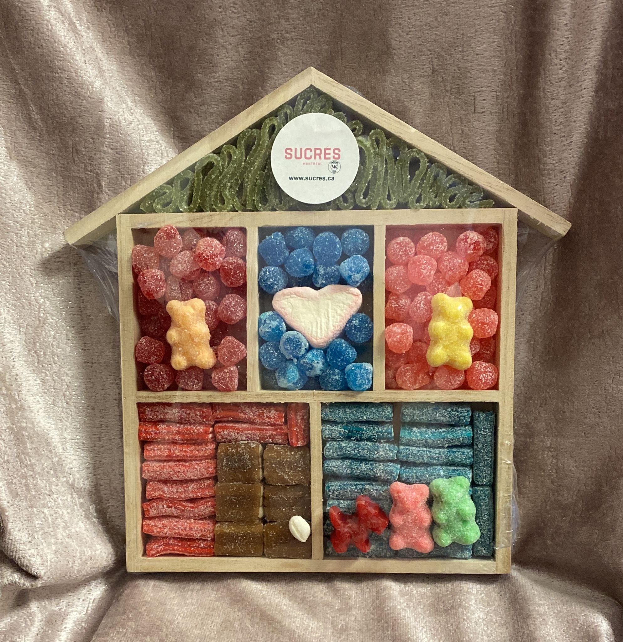Wooden House Candy, Nuts & Chocolate Gift Basket • Candy Gifts • Gift  Baskets by Type • Oh! Nuts®