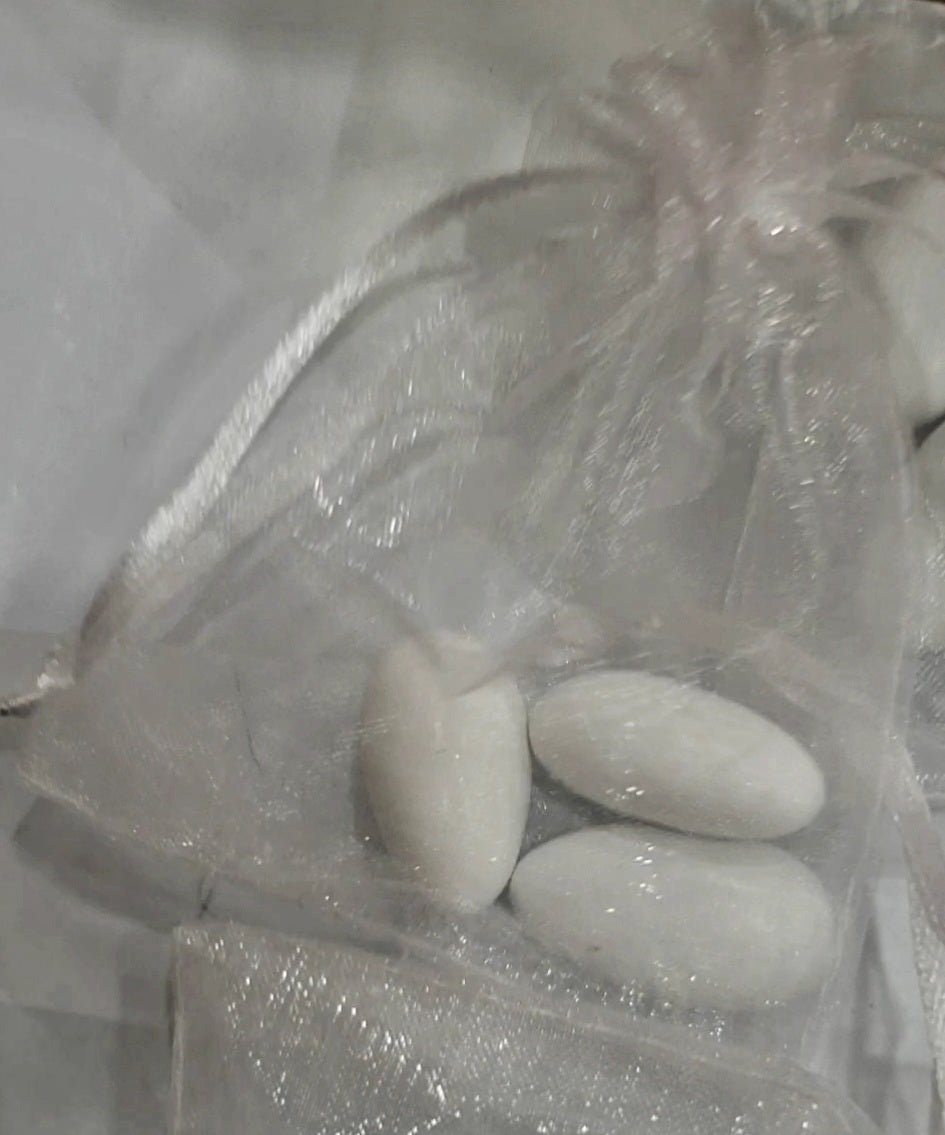 White Dragées Almonds